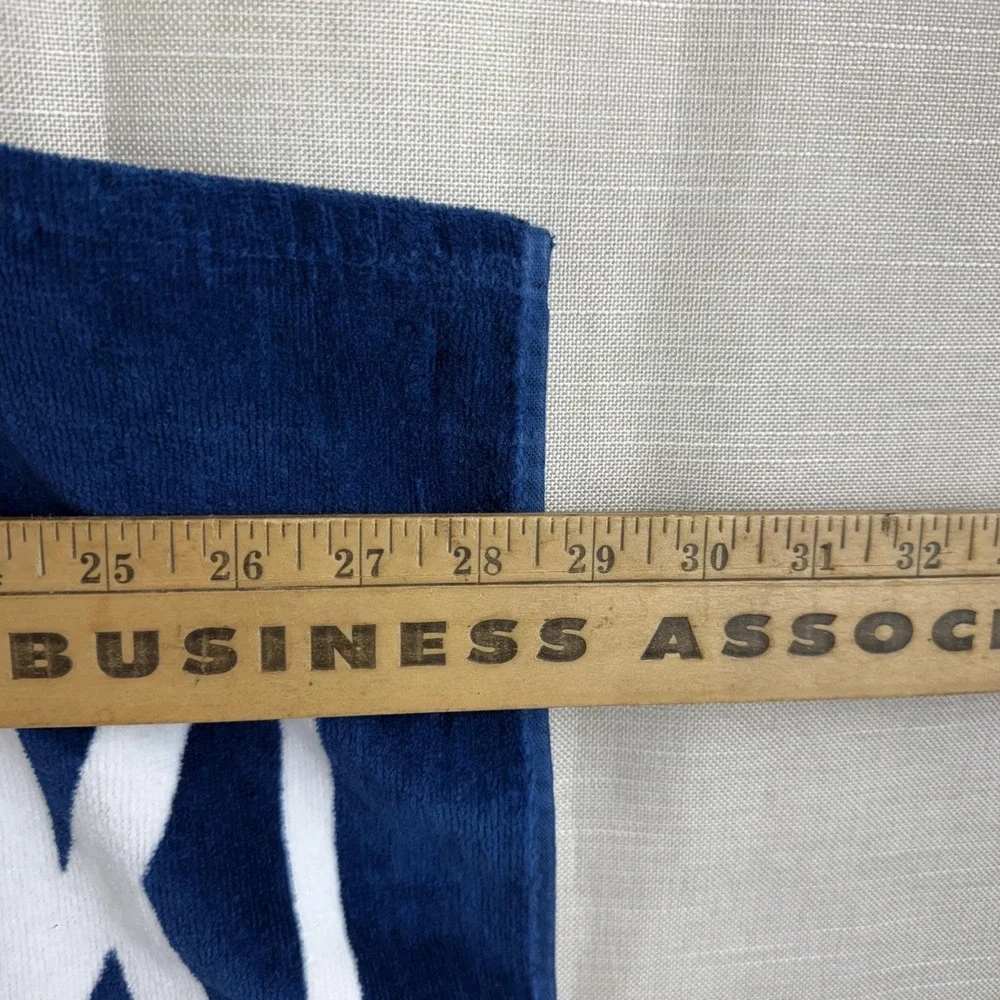 New York Yankees Beach Bath Towel‎ Blue MLB Baseball Cotton Biederlack One Size